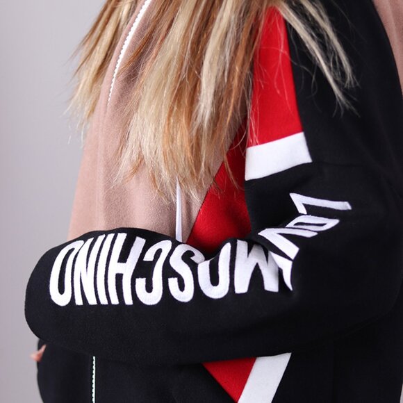 NWT - Love Moschino Coloblocked Logo Jacket - Red🧥✨ - Picture 7 of 8